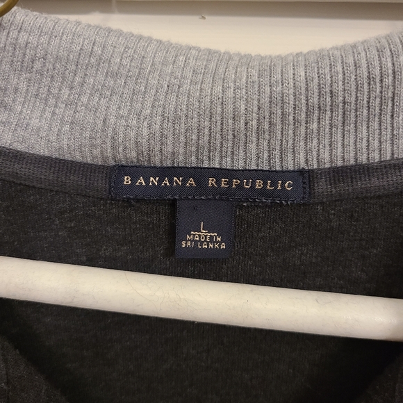 Banana Republic Men's Quarter Zip Sweater Size Large - Picture 3 of 12